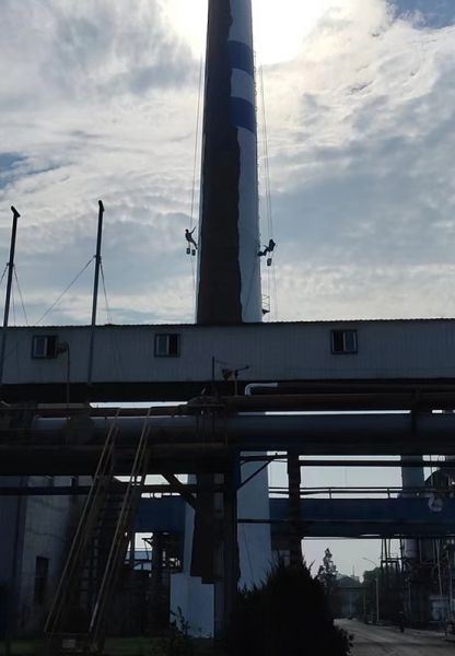 煙囪刷航標(biāo)、煙囪刷涂料