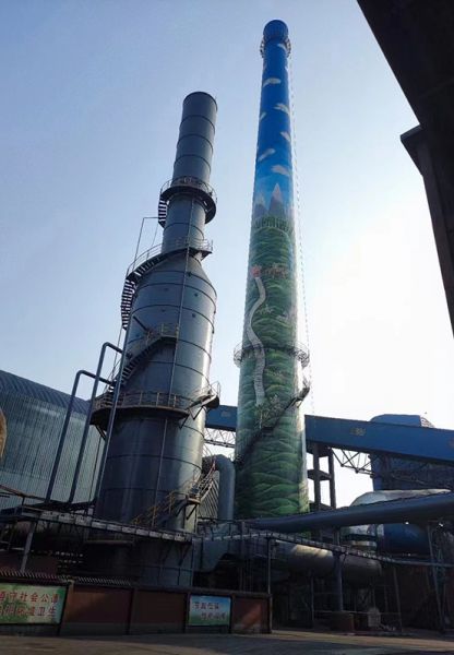 煙囪刷航標、煙囪刷涂料