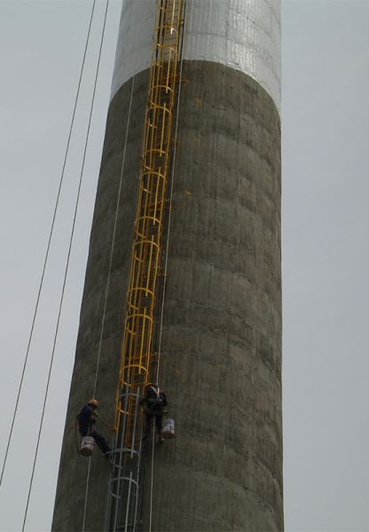 煙囪刷航標、煙囪刷涂料