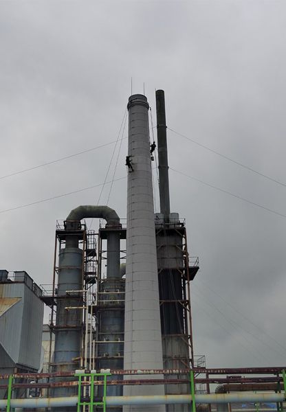 煙囪維修、煙囪加固